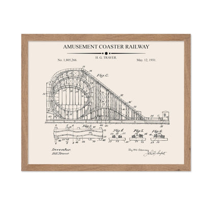 Coney Island Cyclone Blueprint