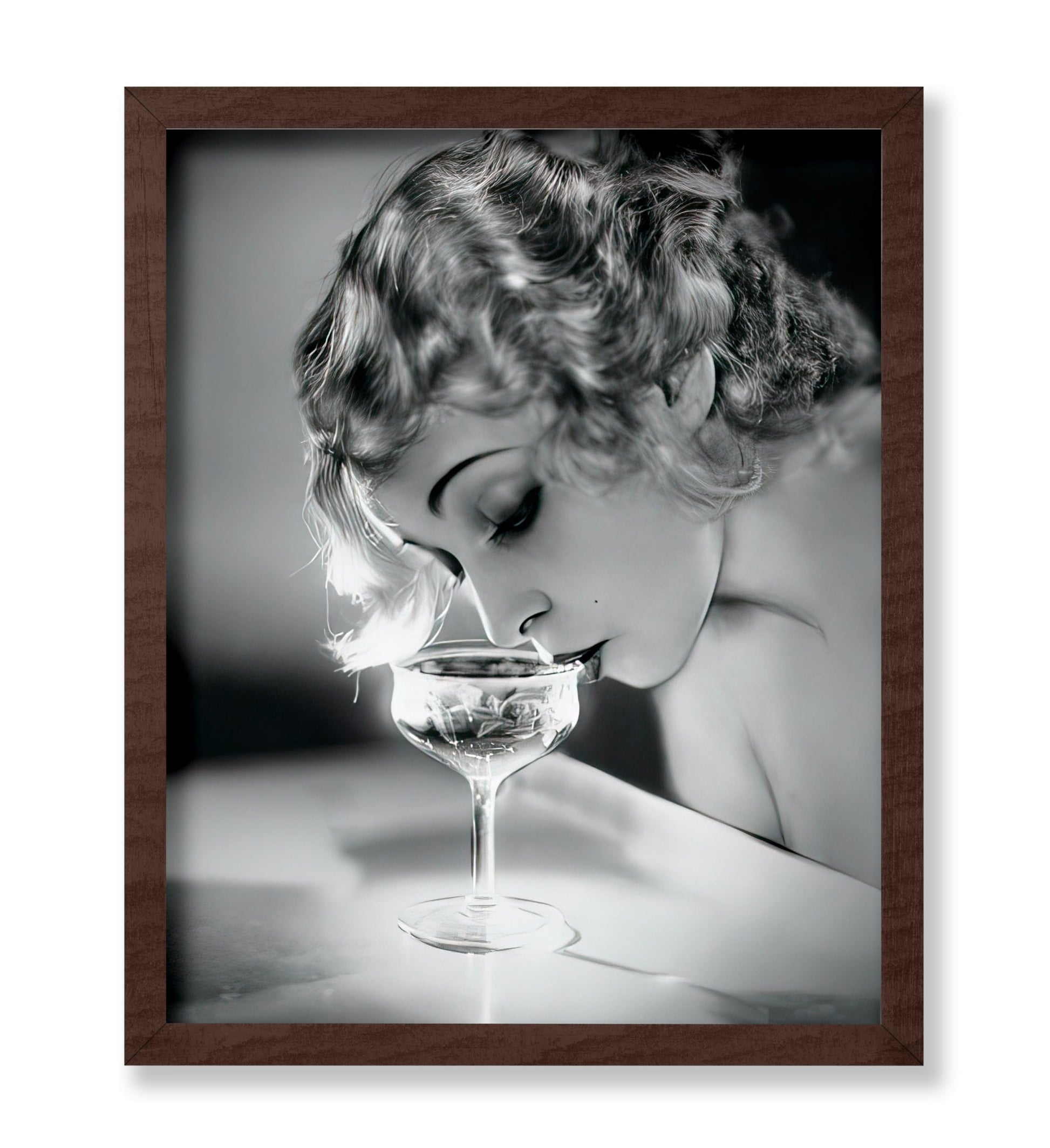 Woman Drinking Champagne No2
