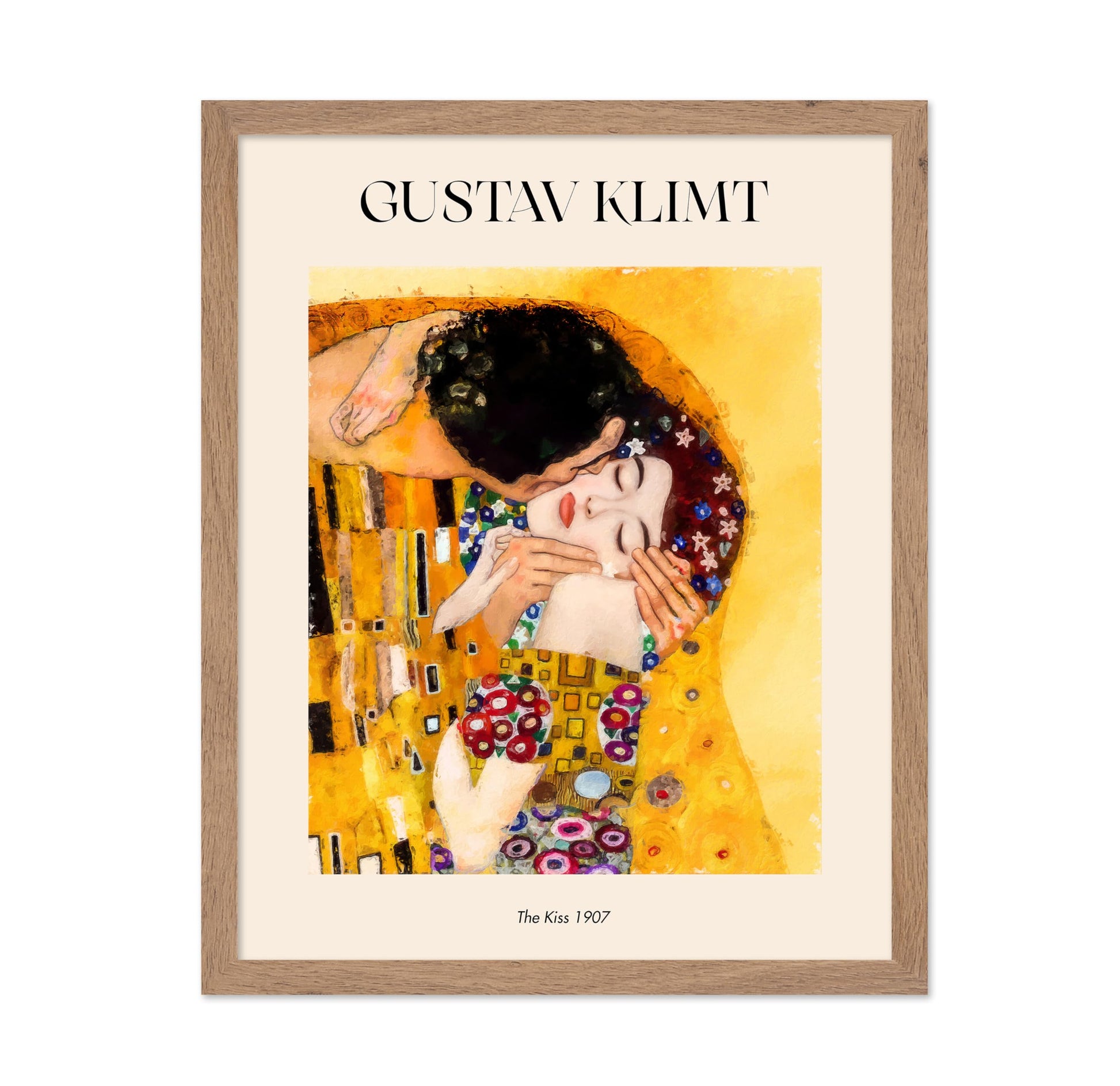 Gustav Klimt - The Kiss No3