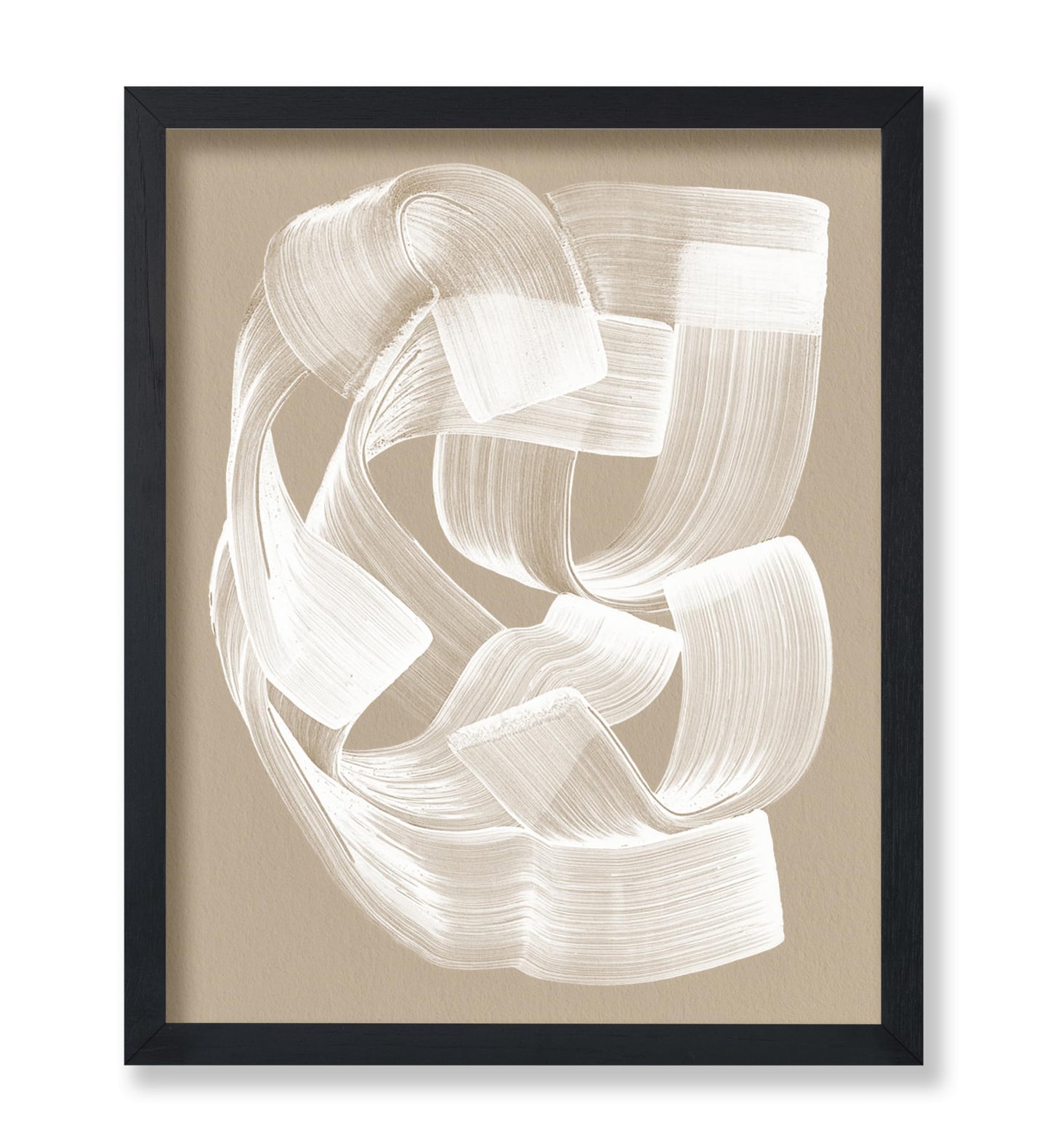 White Brush Strokes No2