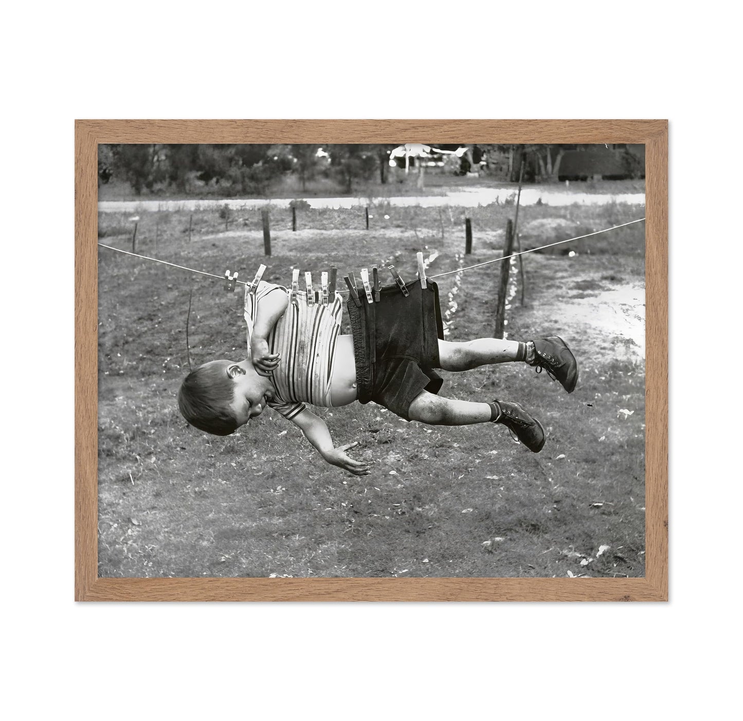 Kid on Clothesline