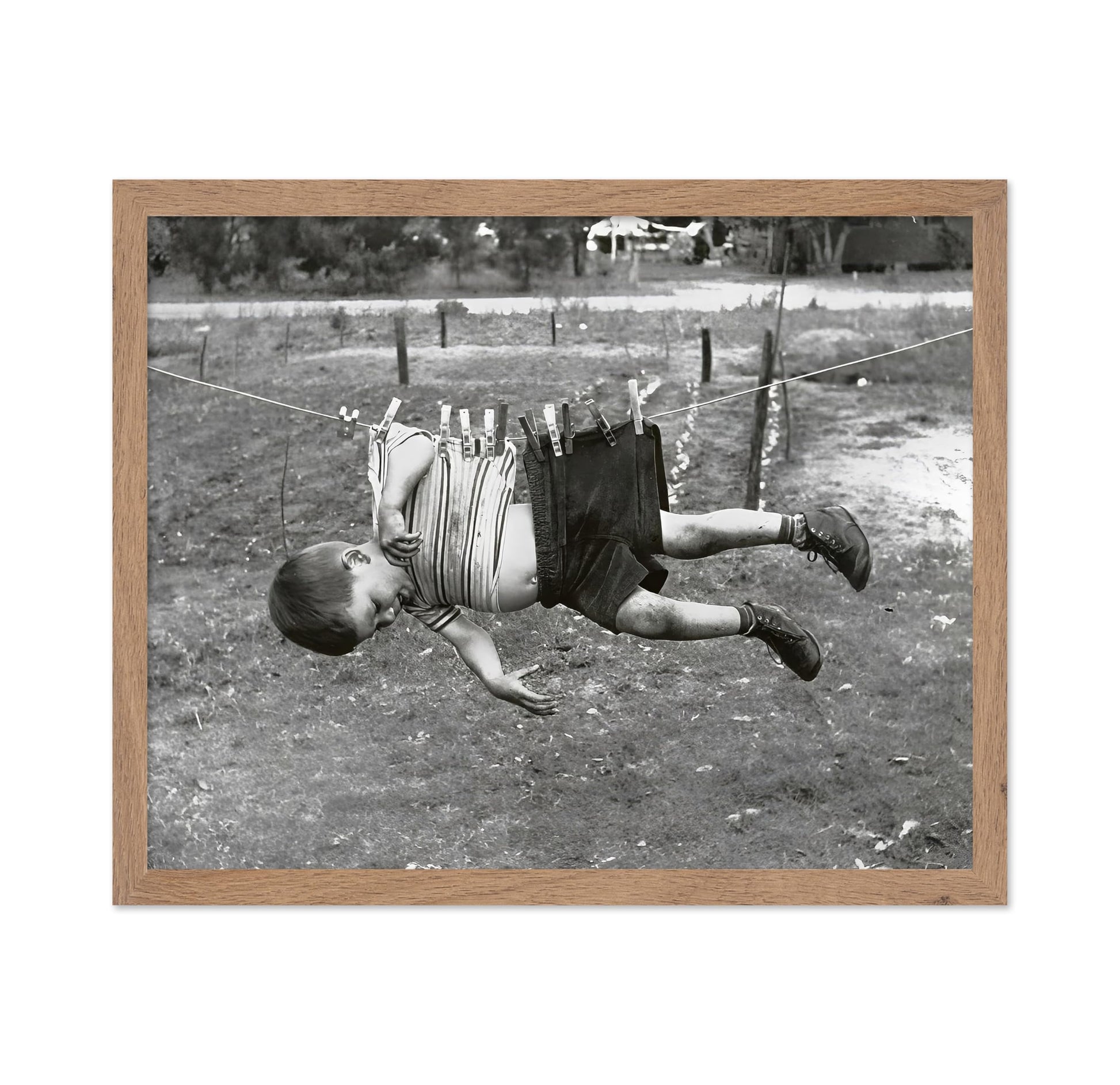 Kid on Clothesline