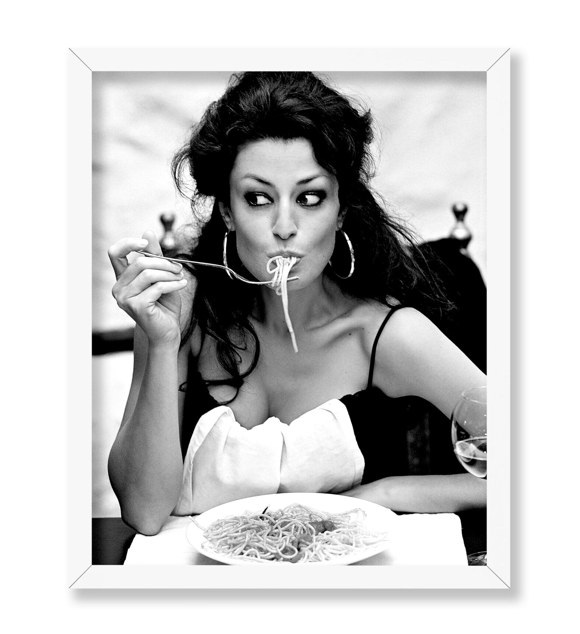 Sophia Eating Spaghetti