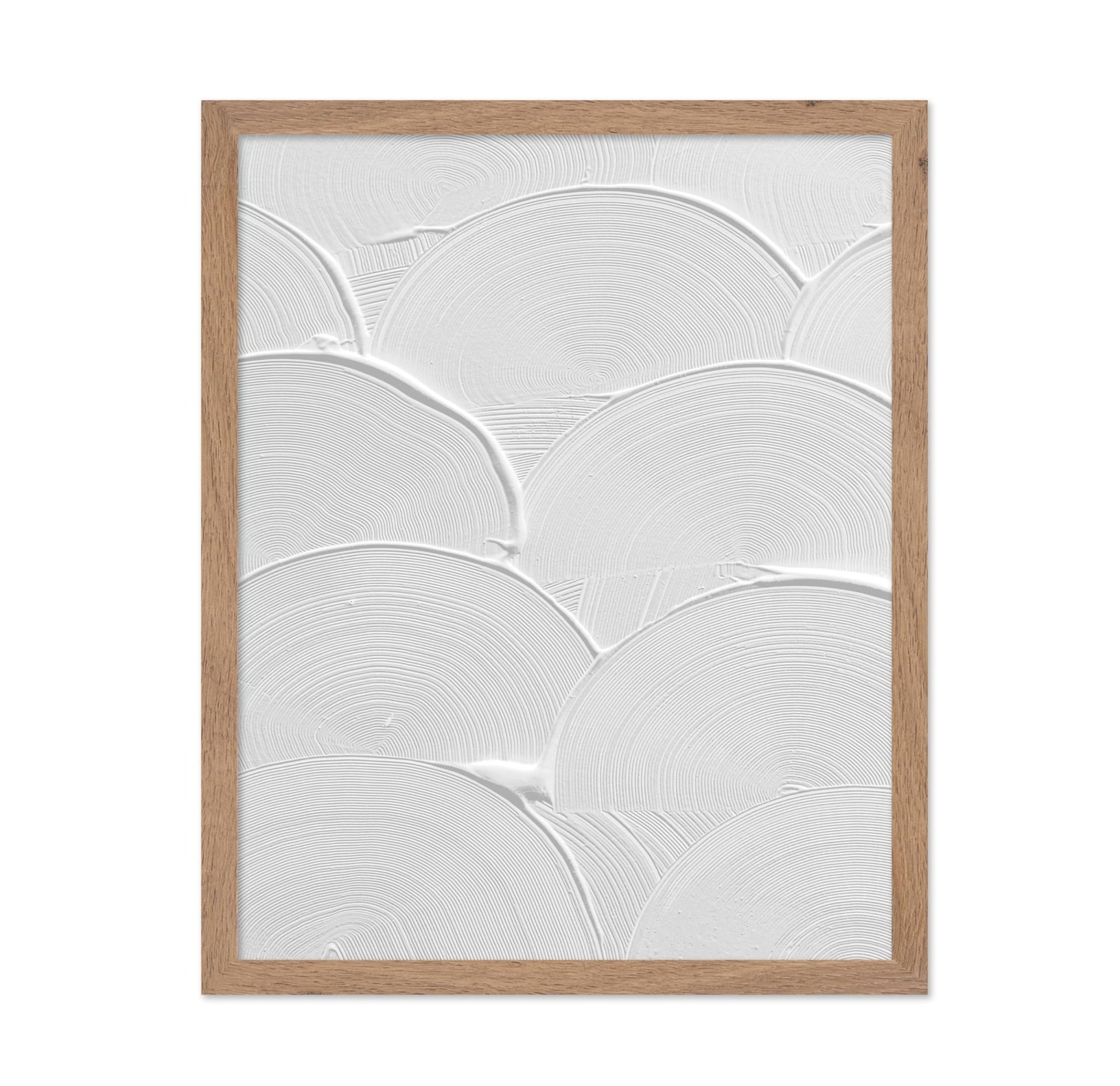 White Curve Brush Stroke