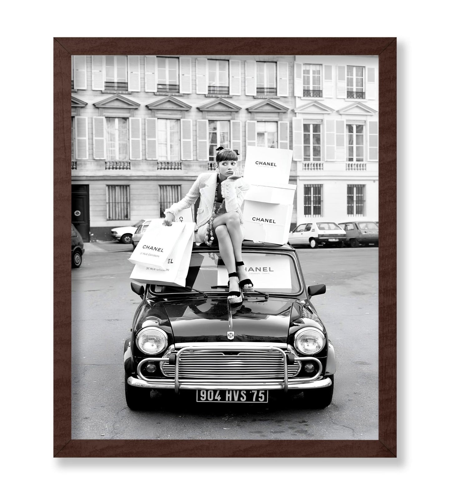 Lady with Shopping Bags No1