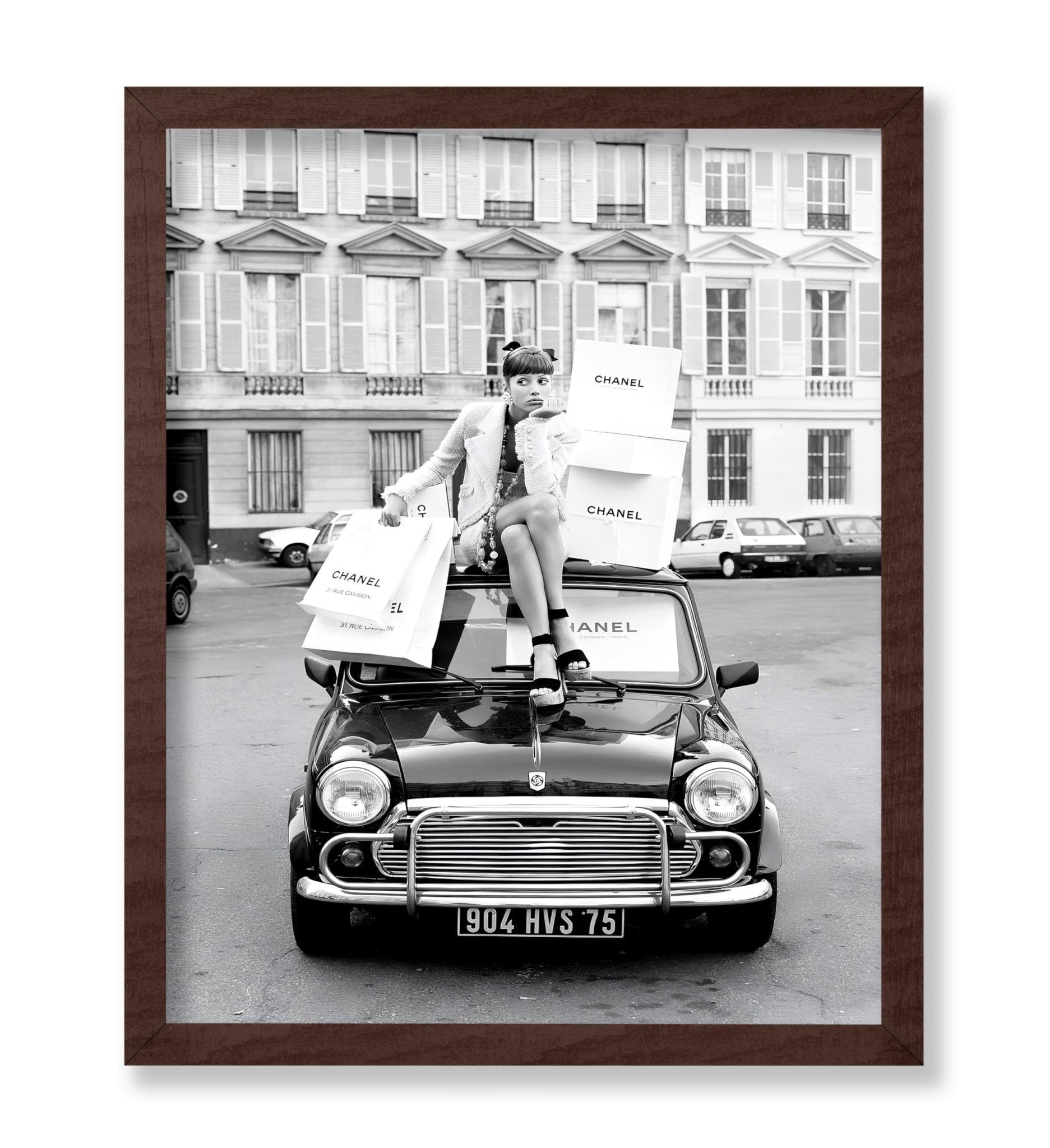 Lady with Shopping Bags No1