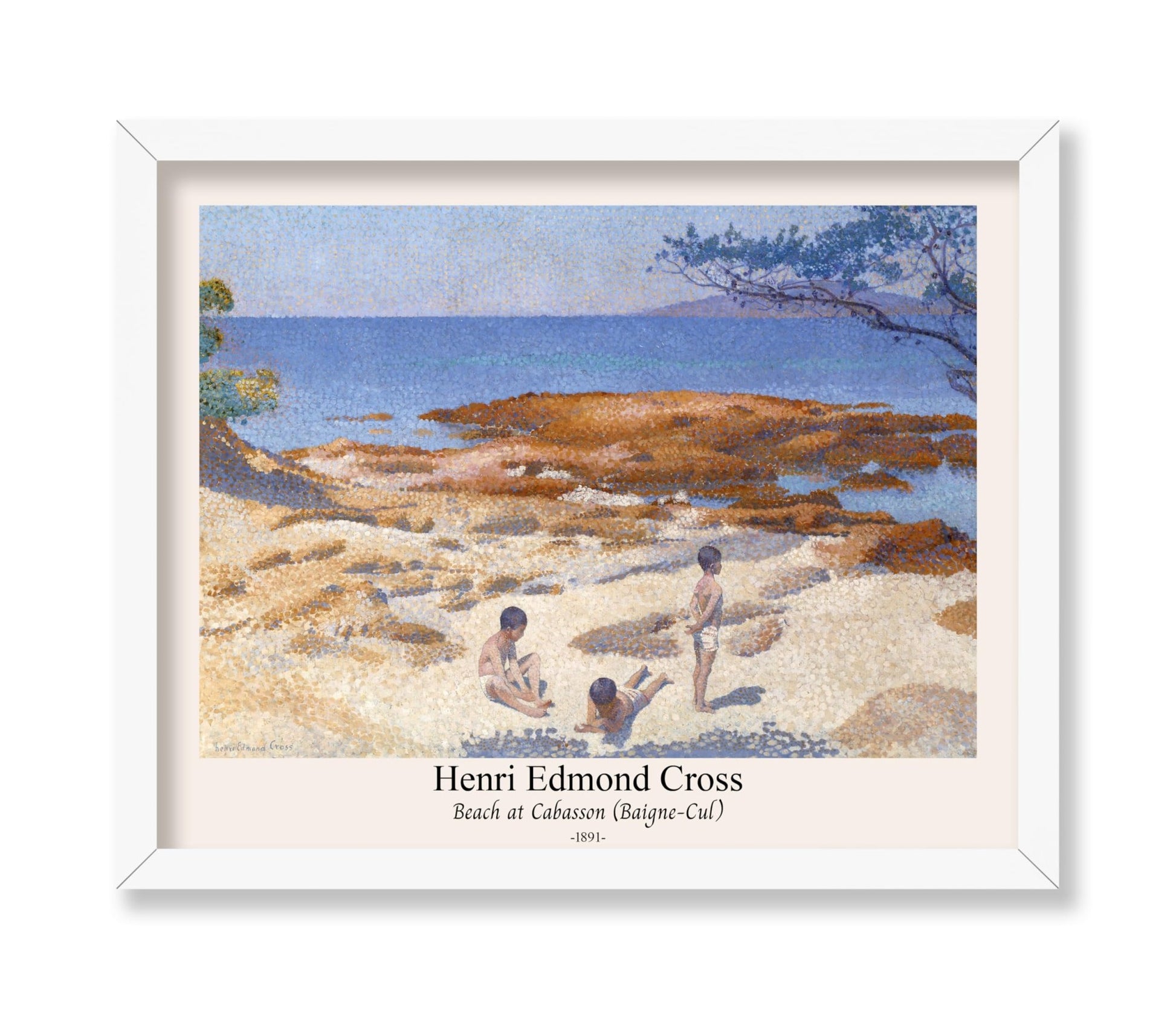 Henri Edmond Cross - Beach at Cabasson No1