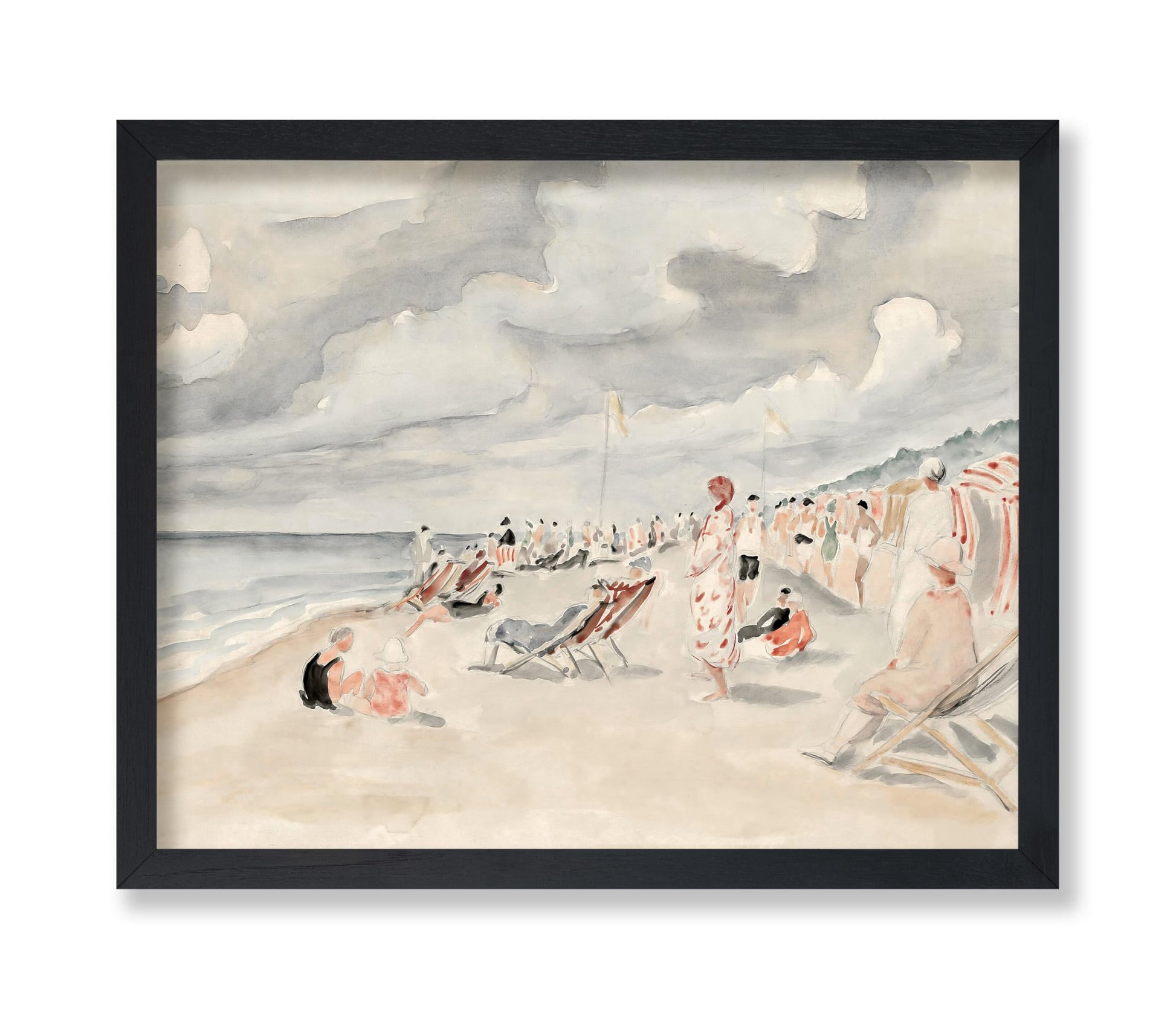 Henri Lebasque - La Plage De Deauville