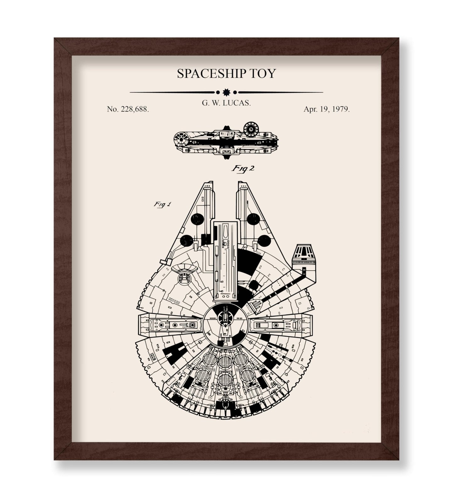 Fighter Spaceship Blueprint