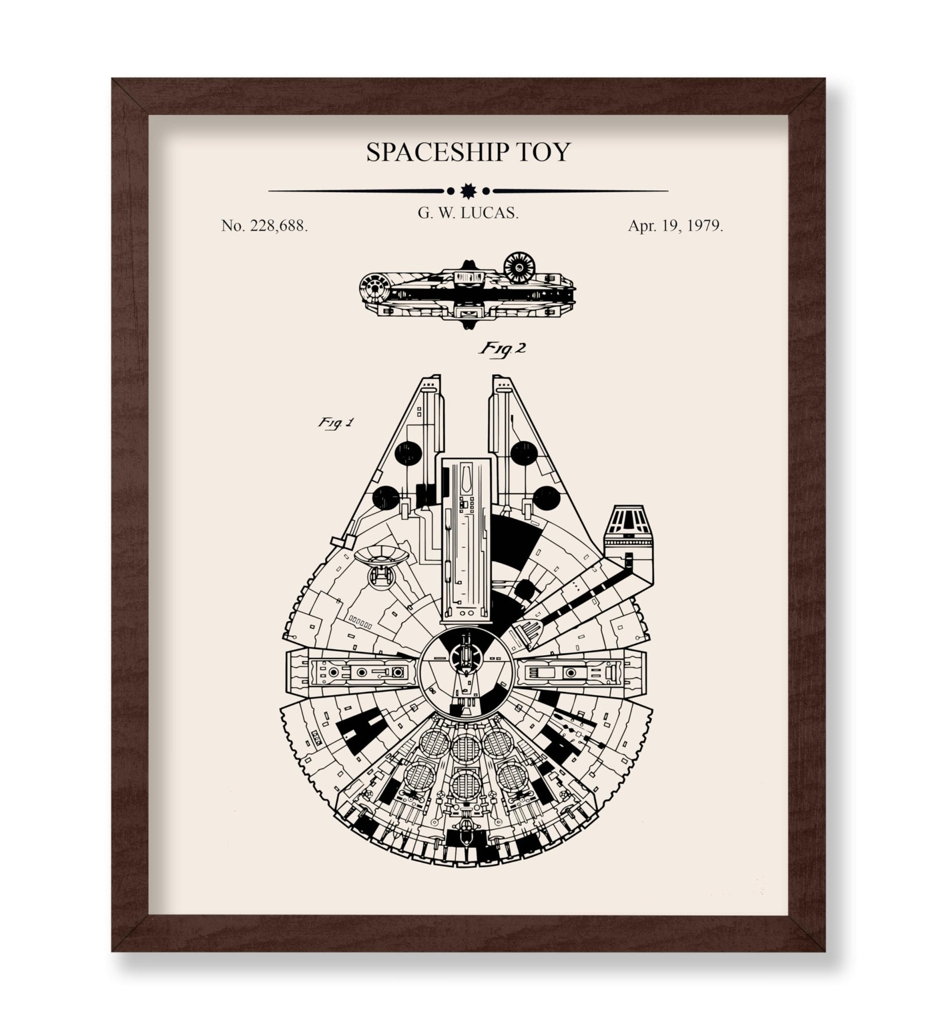 Fighter Spaceship Blueprint