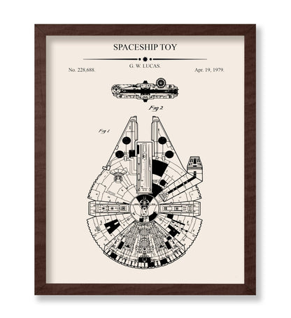Fighter Spaceship Blueprint