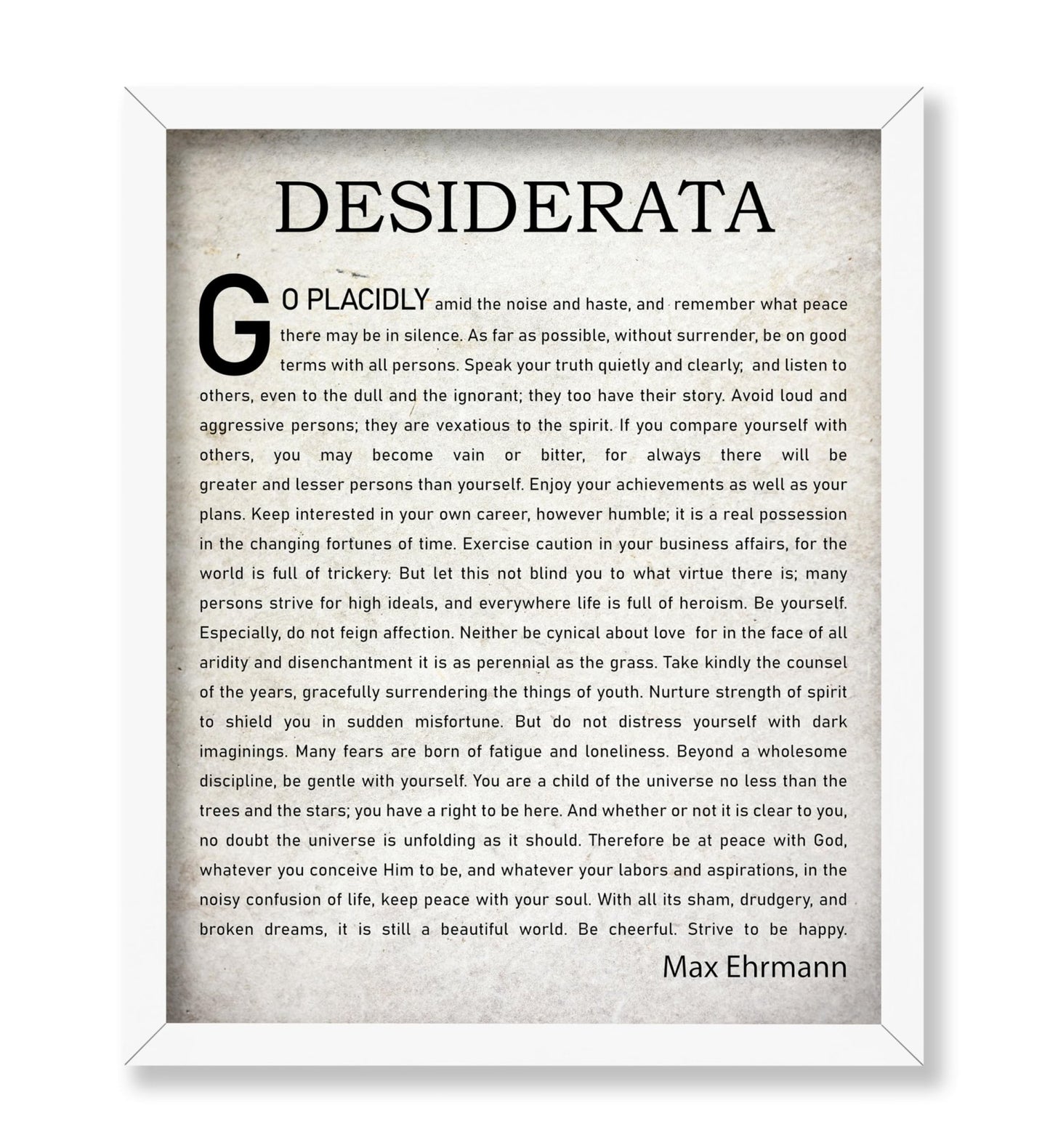 Desiderata Quote