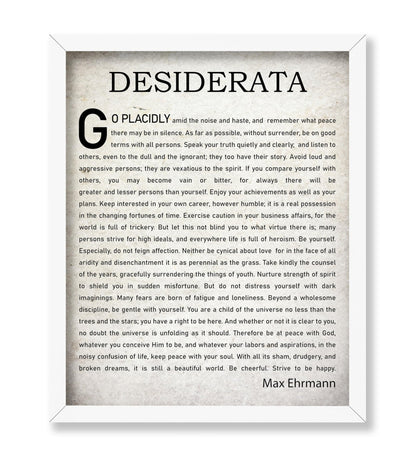 Desiderata Quote