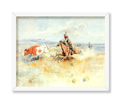 Cowboy Cattle Roping