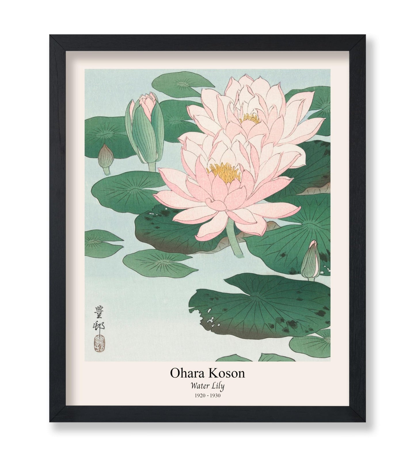 Ohara Koson - Water Lily No2