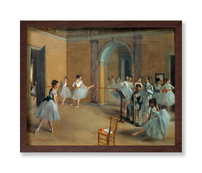 Edgar Degas - The Dance Foyer at the Opera on the rue Le Peletier