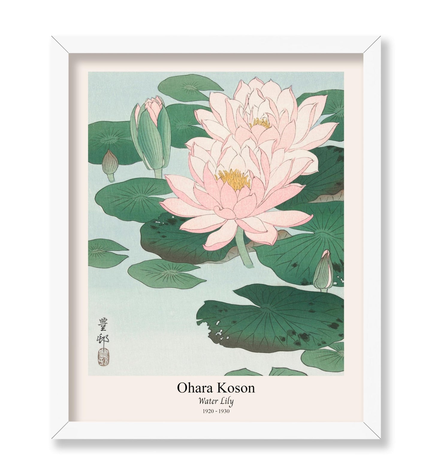 Ohara Koson - Water Lily No2
