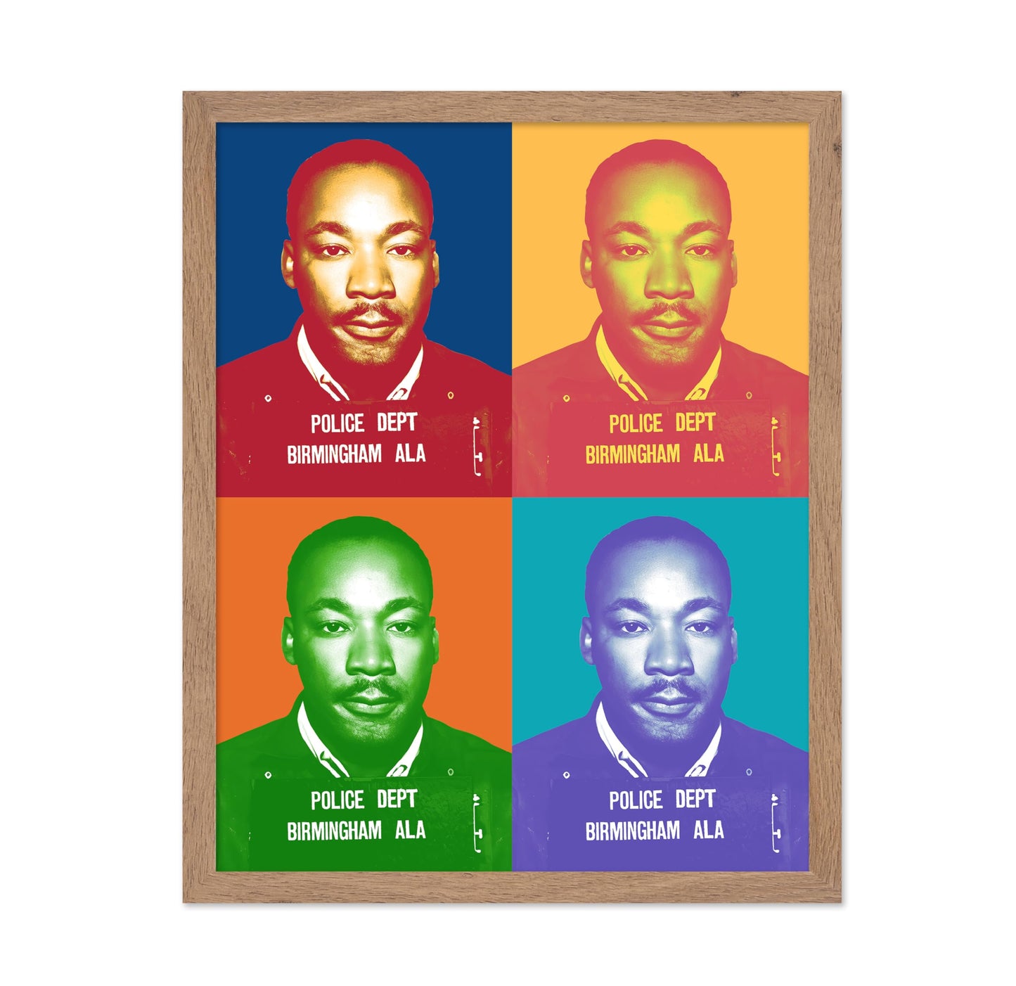 Martin Luther King Mugshot No4