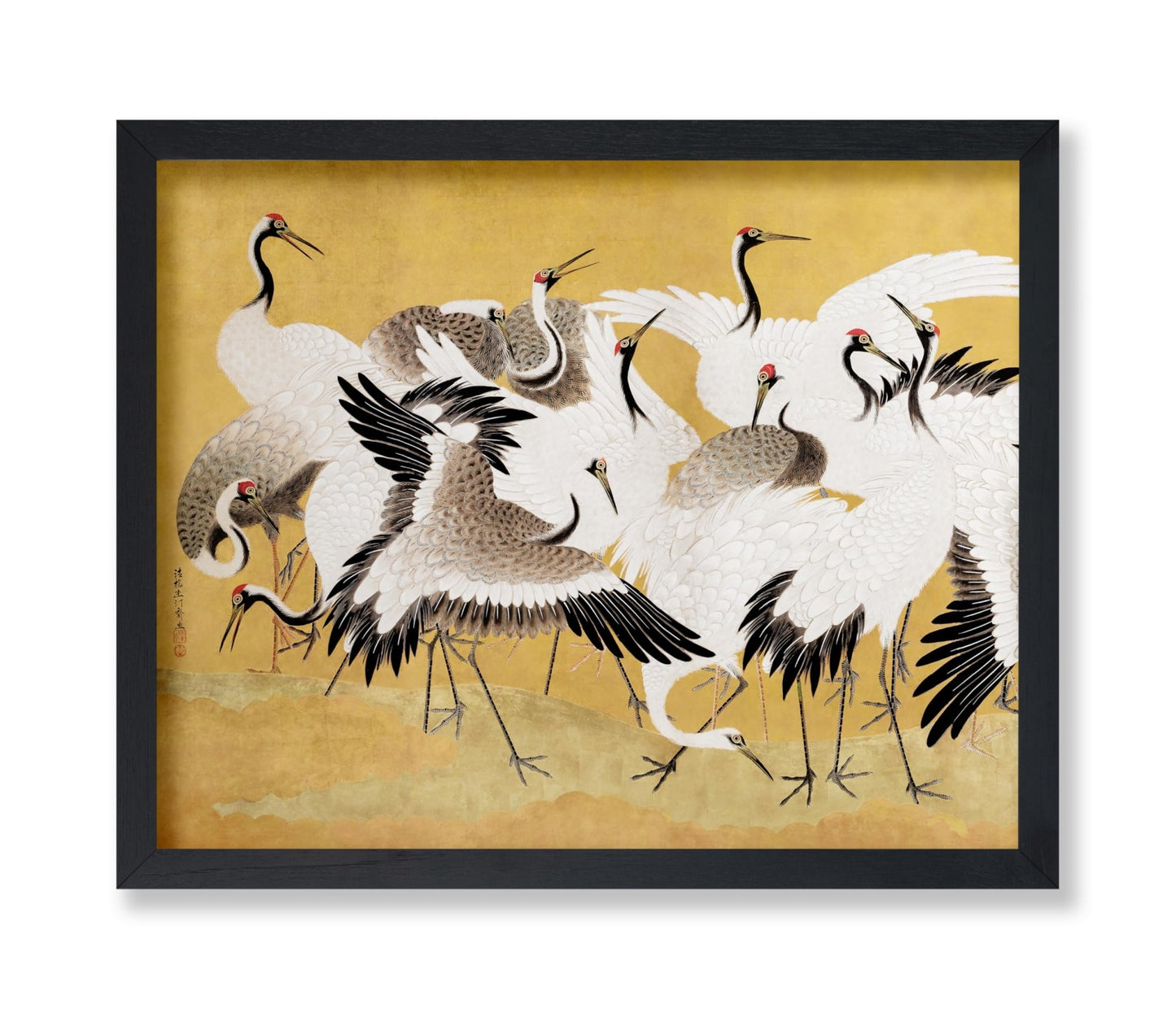 Ishida Yutei - Flock of Cranes