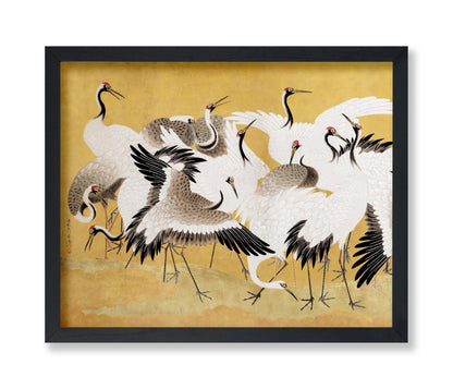Ishida Yutei - Flock of Cranes