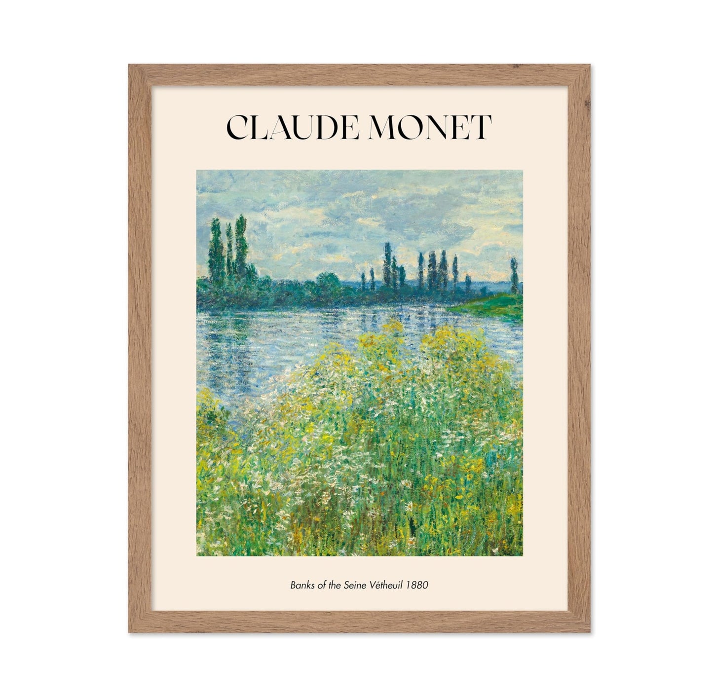 Claude Monet - Banks of the Seine, Vetheuil