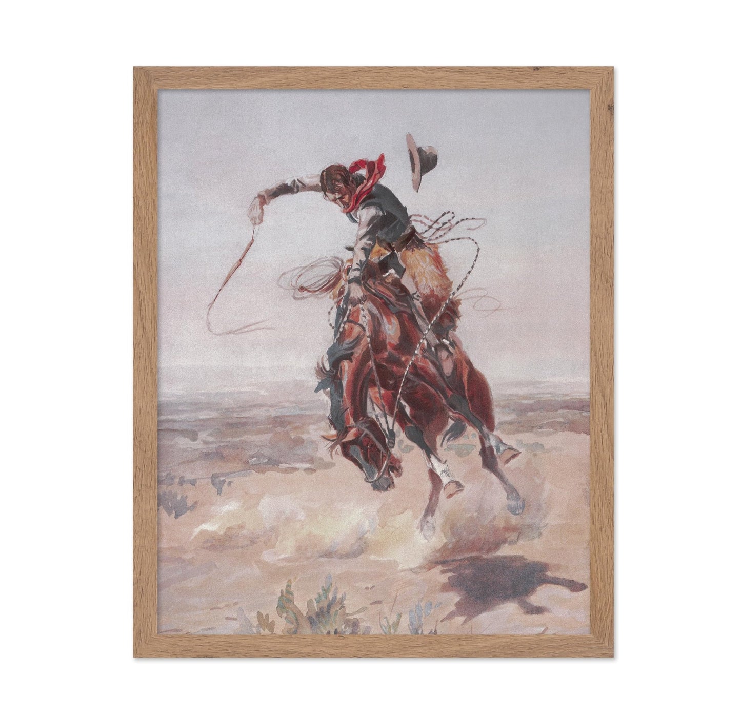 Charles Marion Russell - A Bad Hoss No1