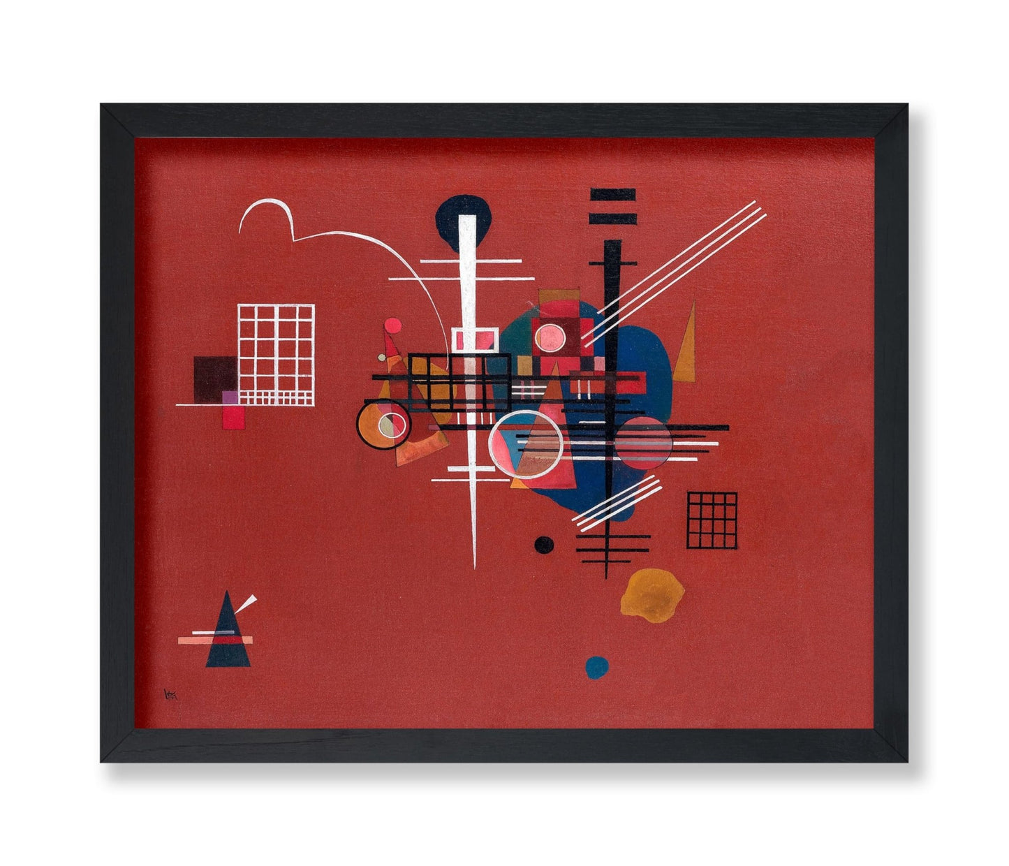 Wassily Kandinsky - Dull Red No2