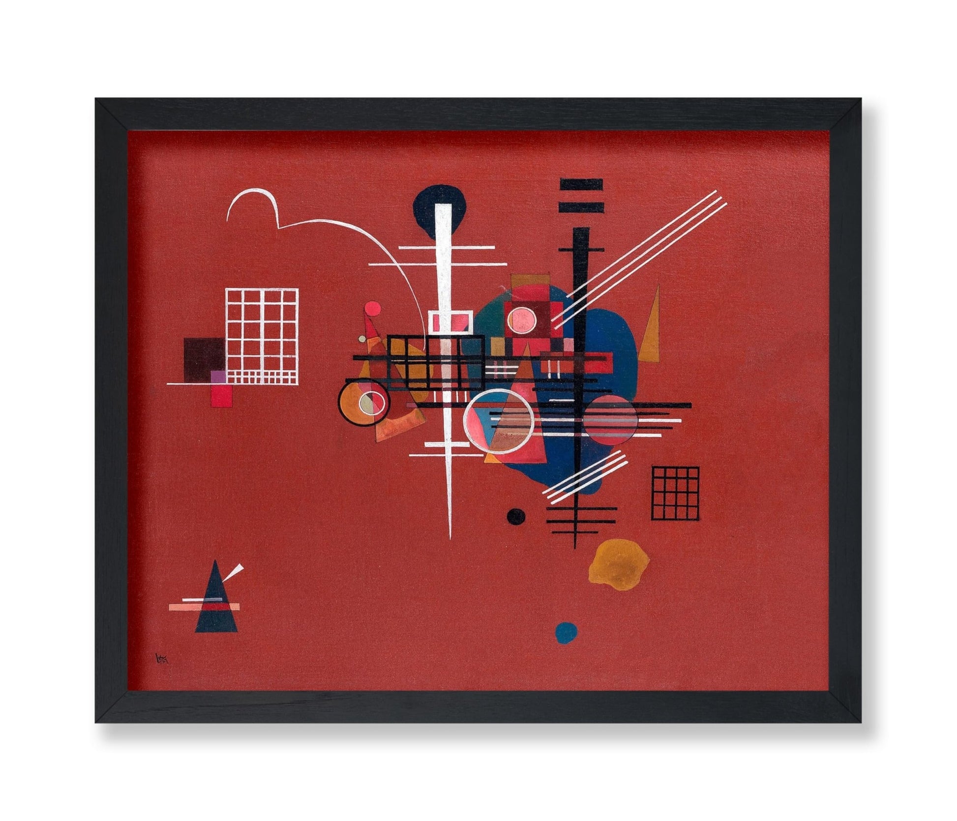 Wassily Kandinsky - Dull Red No2