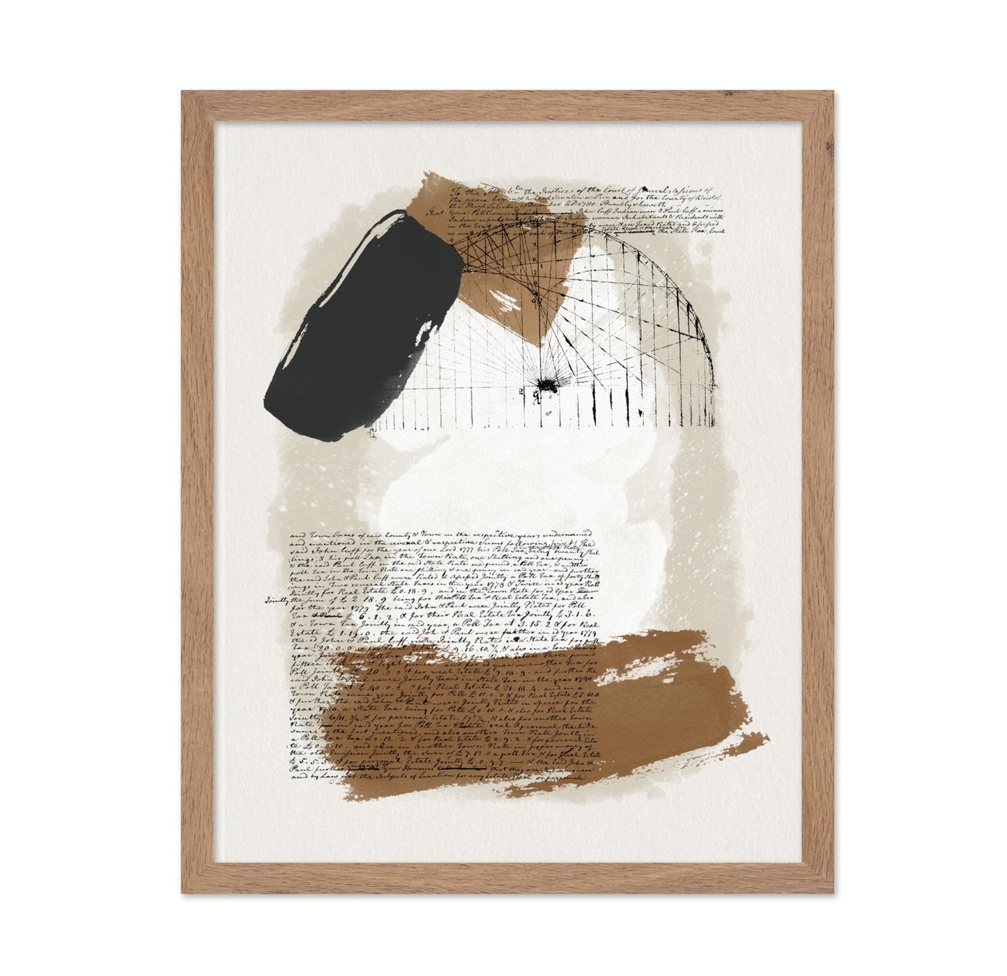 Abstract Written Message