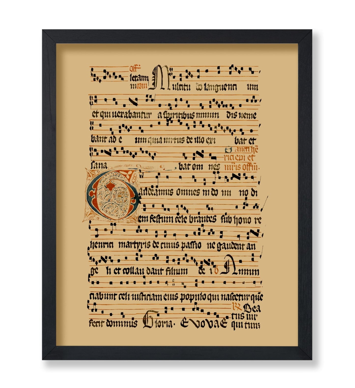 Gregorian Chant Manuscript