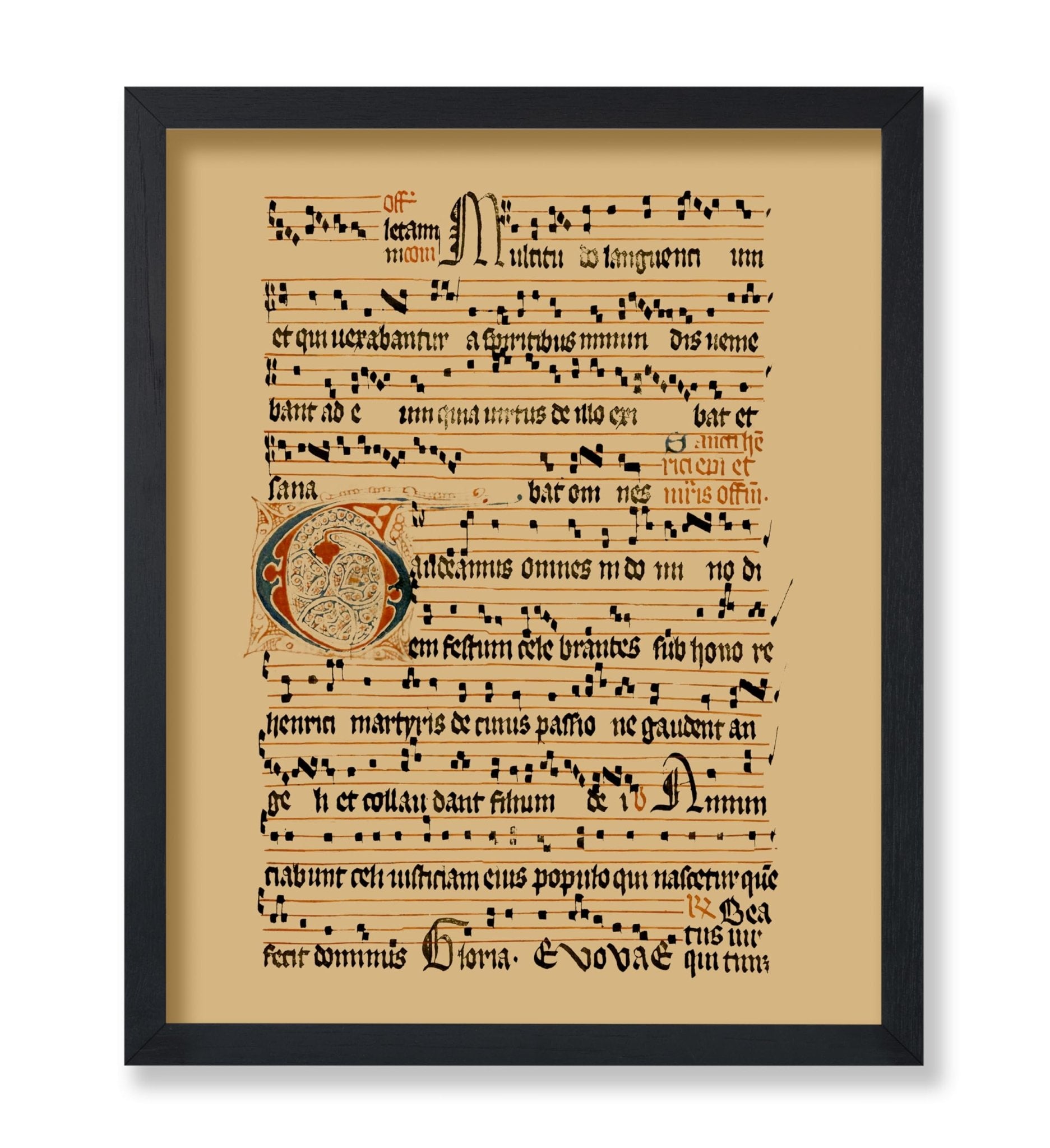 Gregorian Chant Manuscript