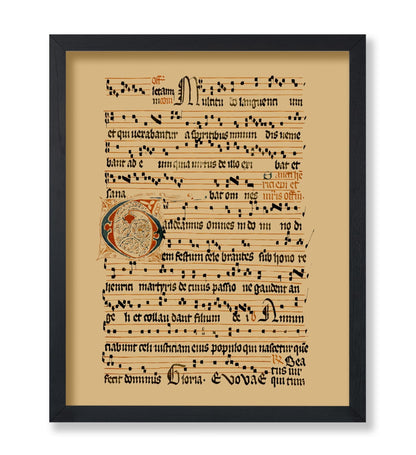 Gregorian Chant Manuscript