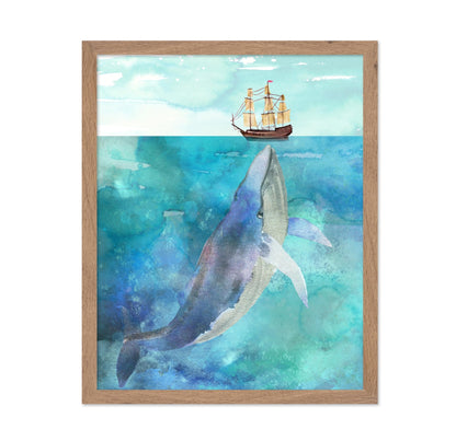 Whale And Ship