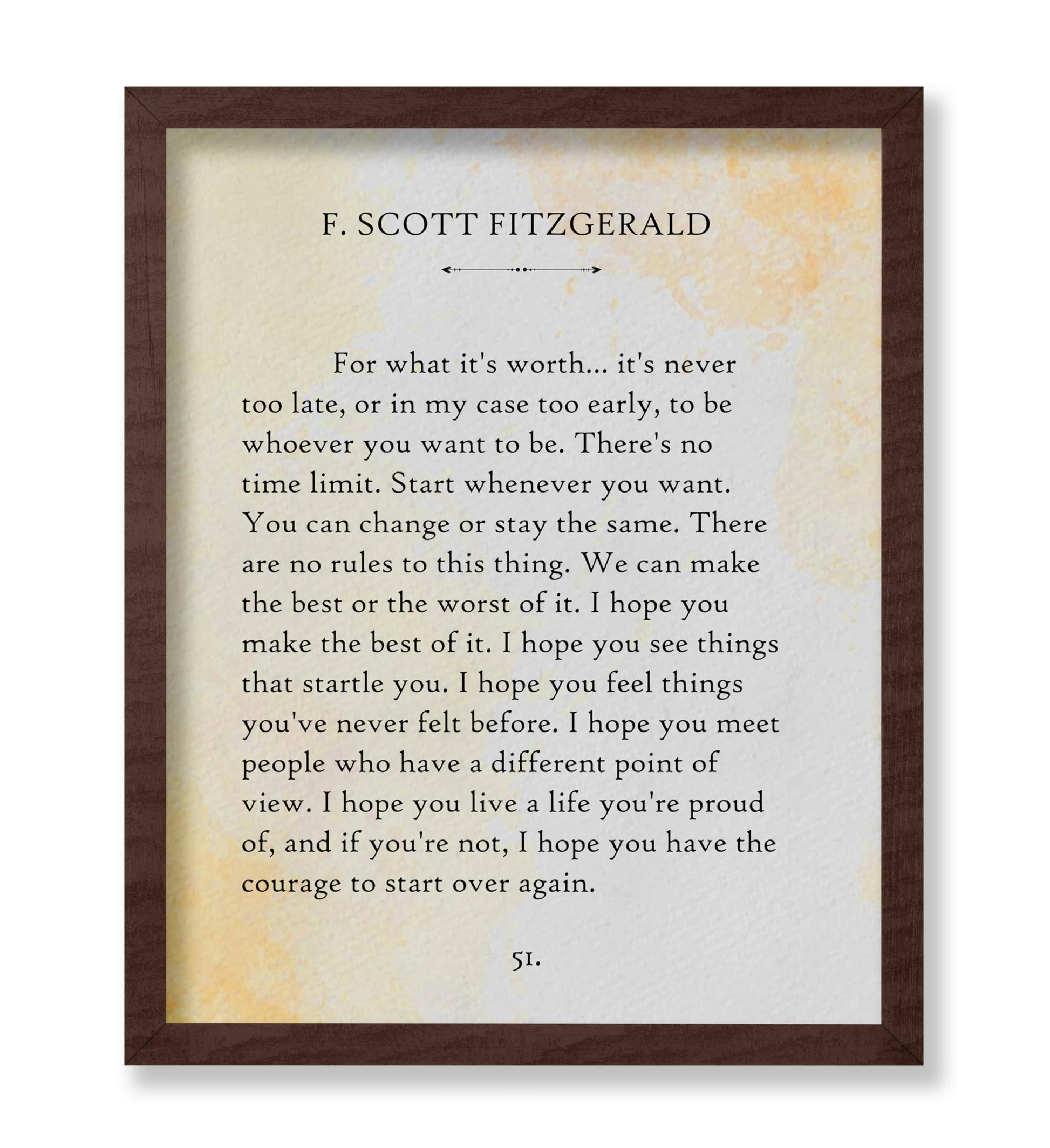 F. Scott Fitzgerald - For What It's Worth