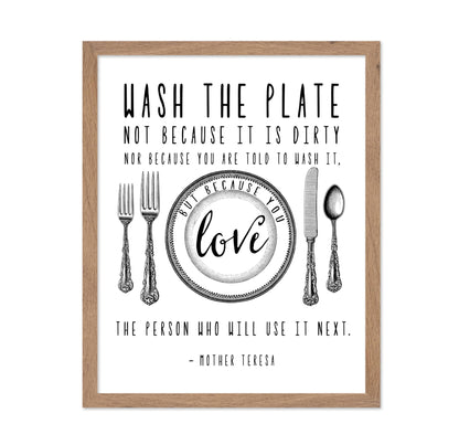 Wash The Plate No2