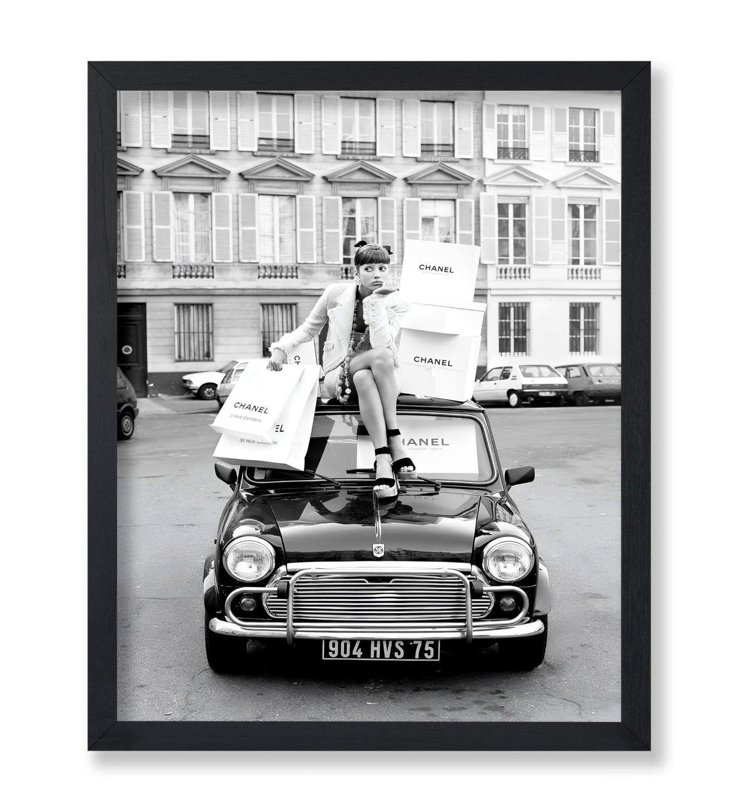 Lady with Shopping Bags No1