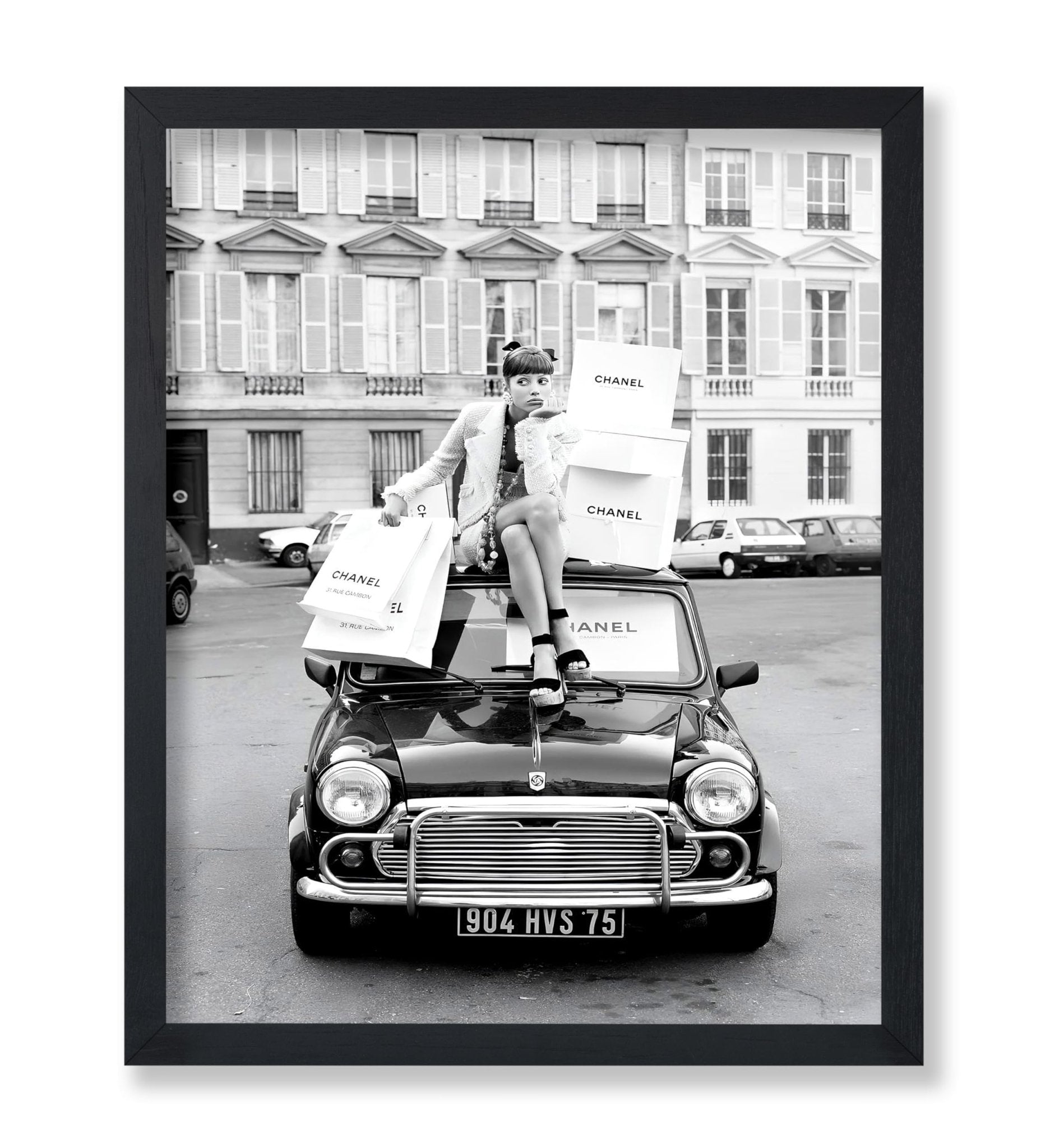 Lady with Shopping Bags No1