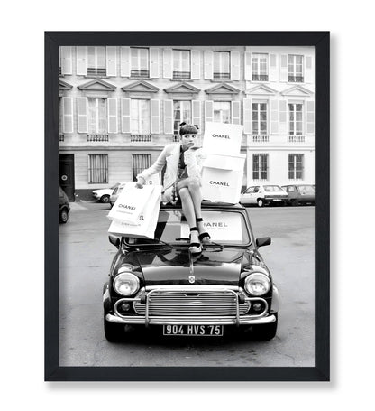 Lady with Shopping Bags No1