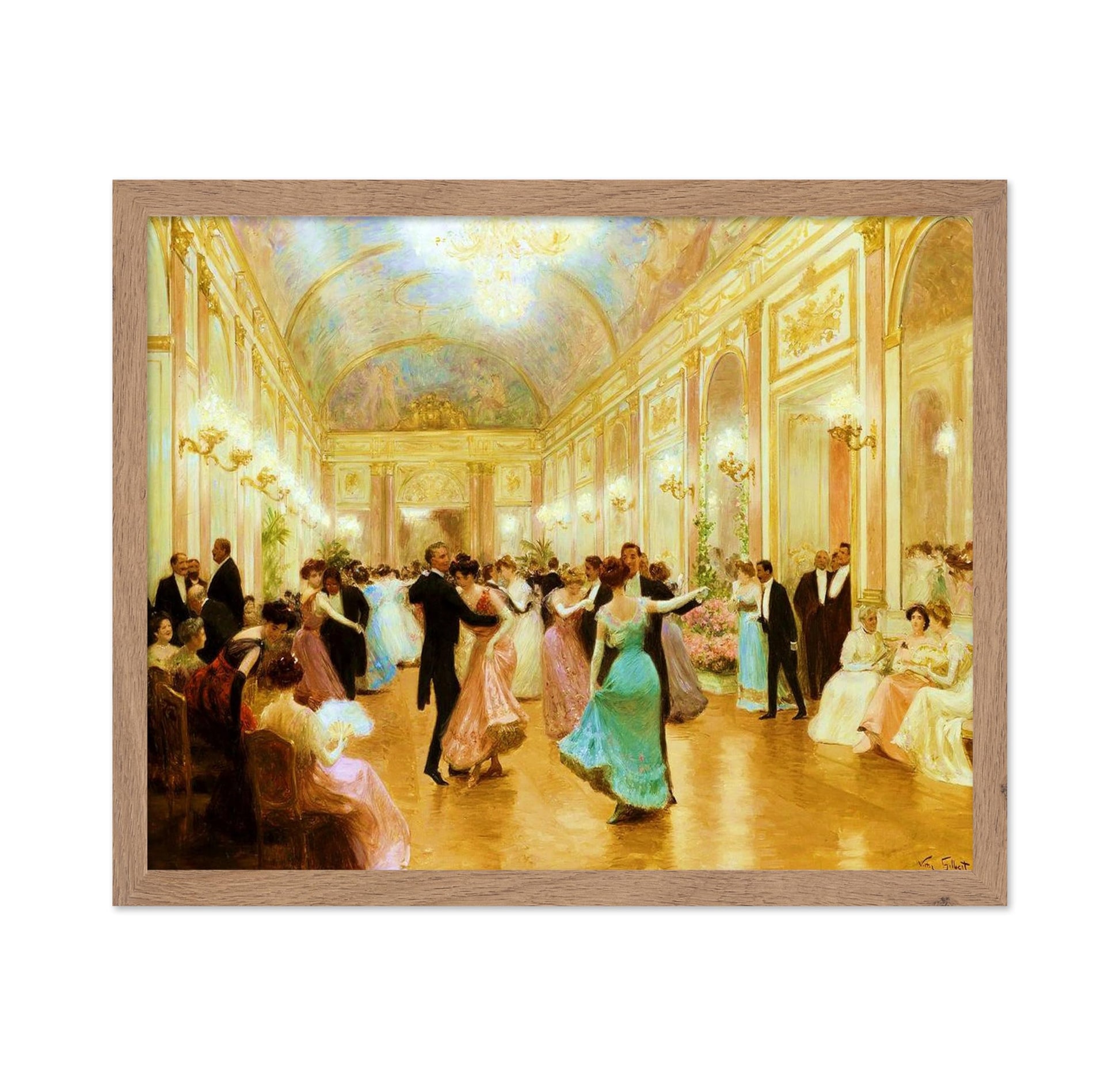 Victor Gabriel Gilbert - The Ball, One Elegant Evening