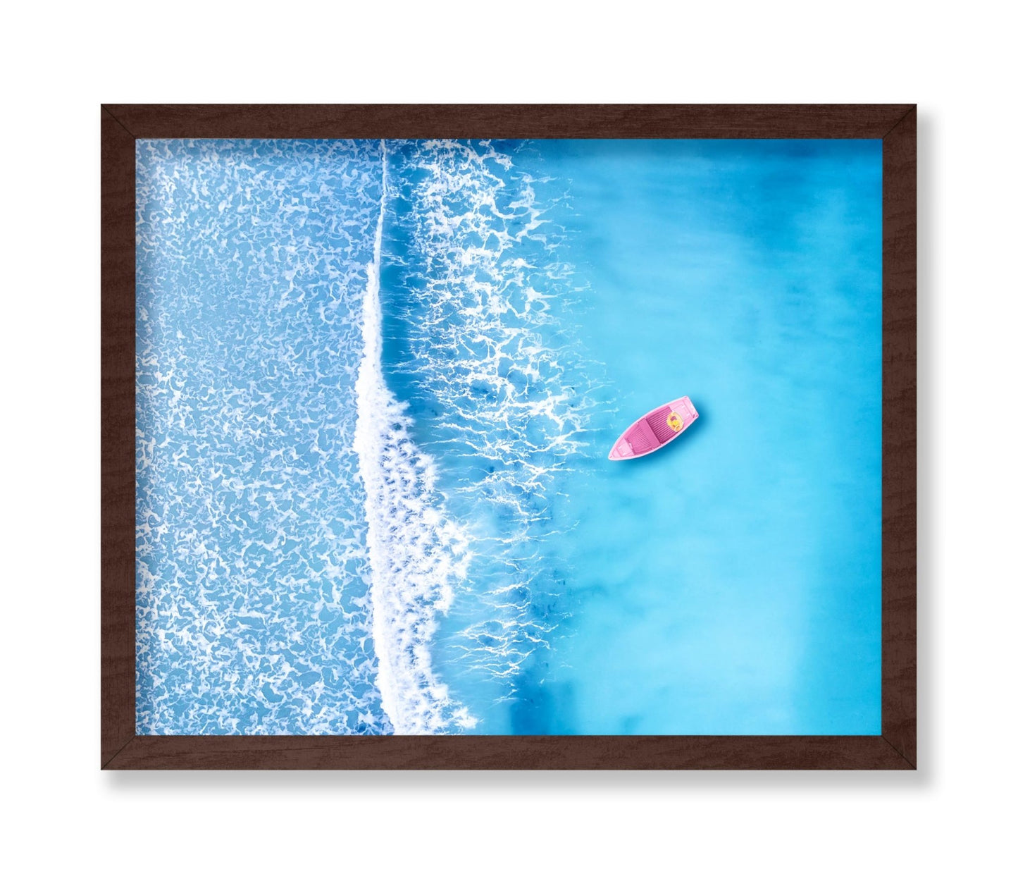 Wave and Boat at Sea