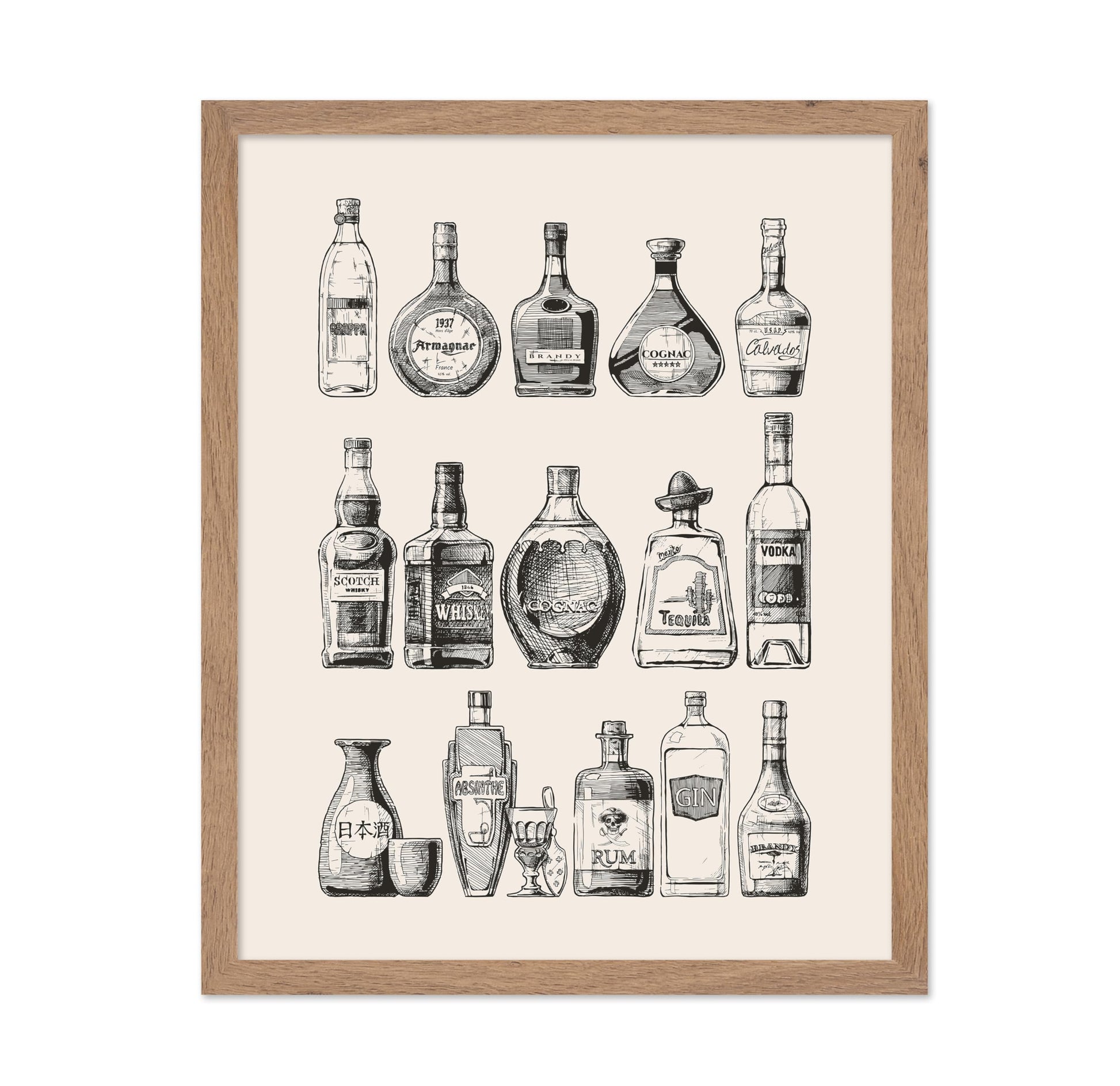 Alcohol Bottles No6