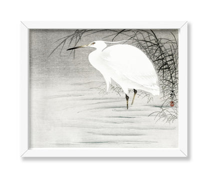 Ohara Koson - Little Egret No2