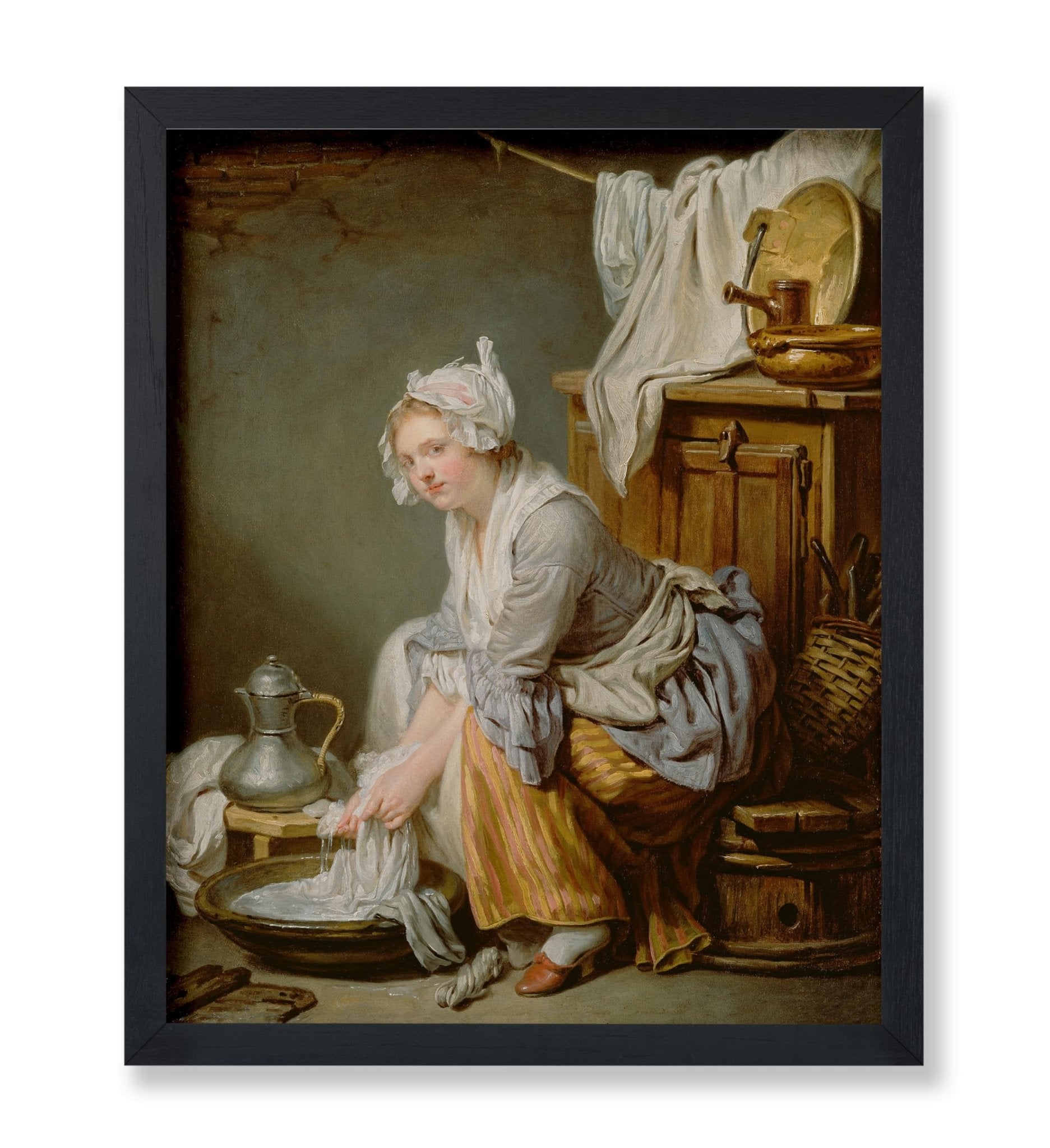Jean-Baptiste Greuze - The Laundress