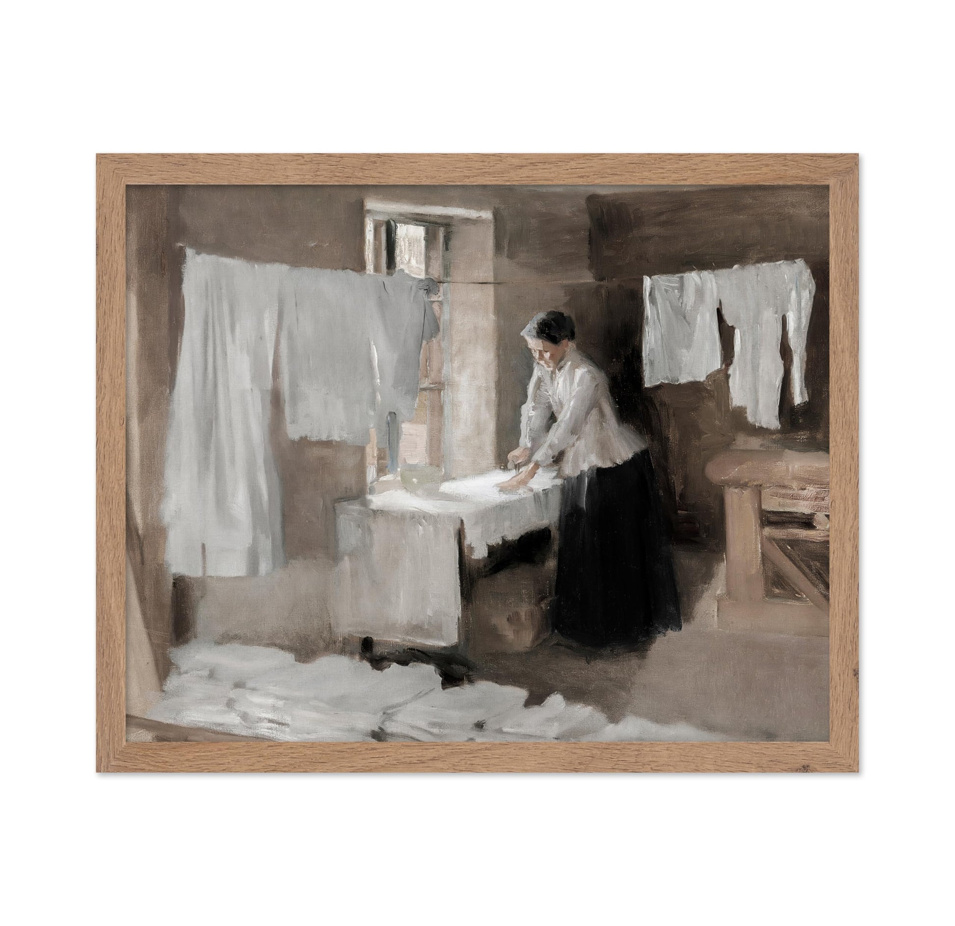Woman Ironing, Study for the Washerwomen