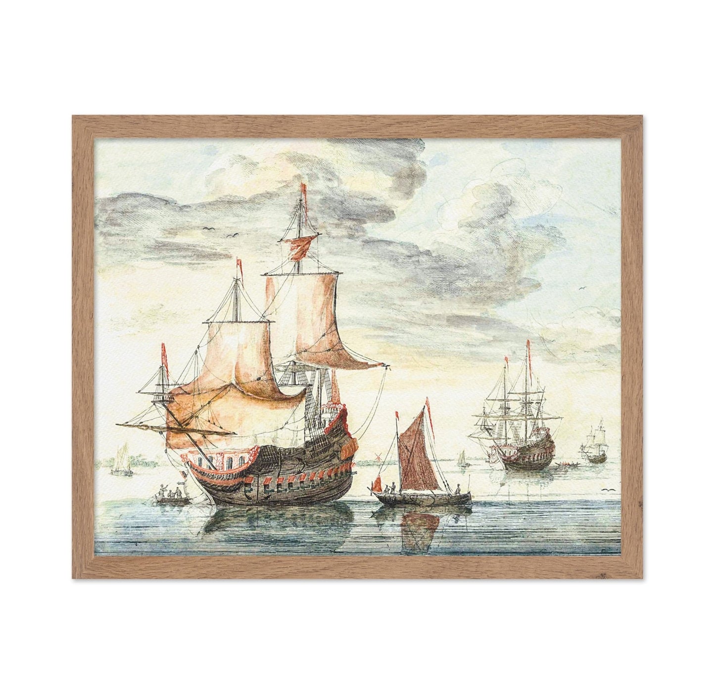 Ships on A Calm Sea