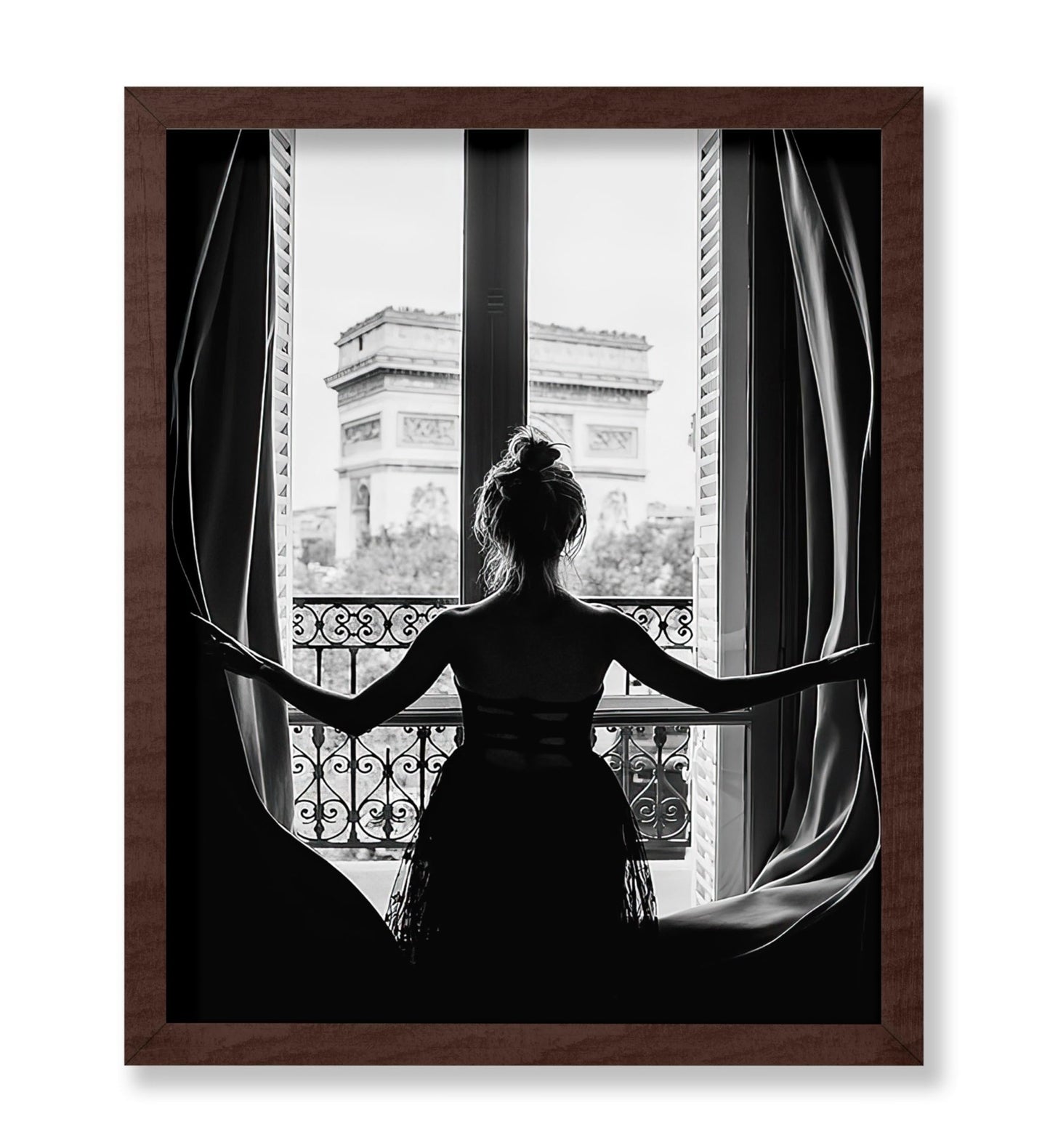 Girl in Paris Window