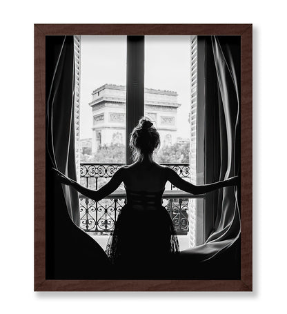 Girl in Paris Window