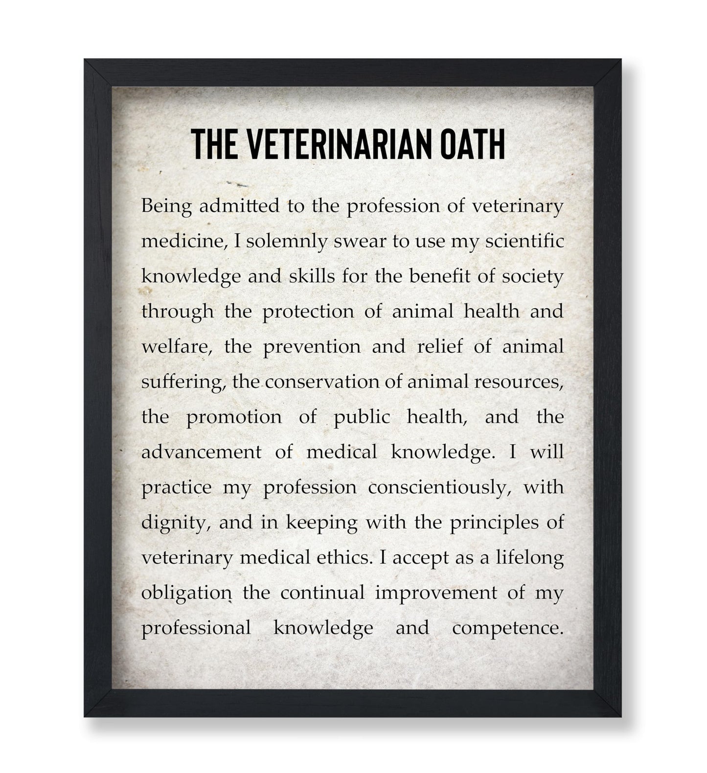 The Veterinarian Oath