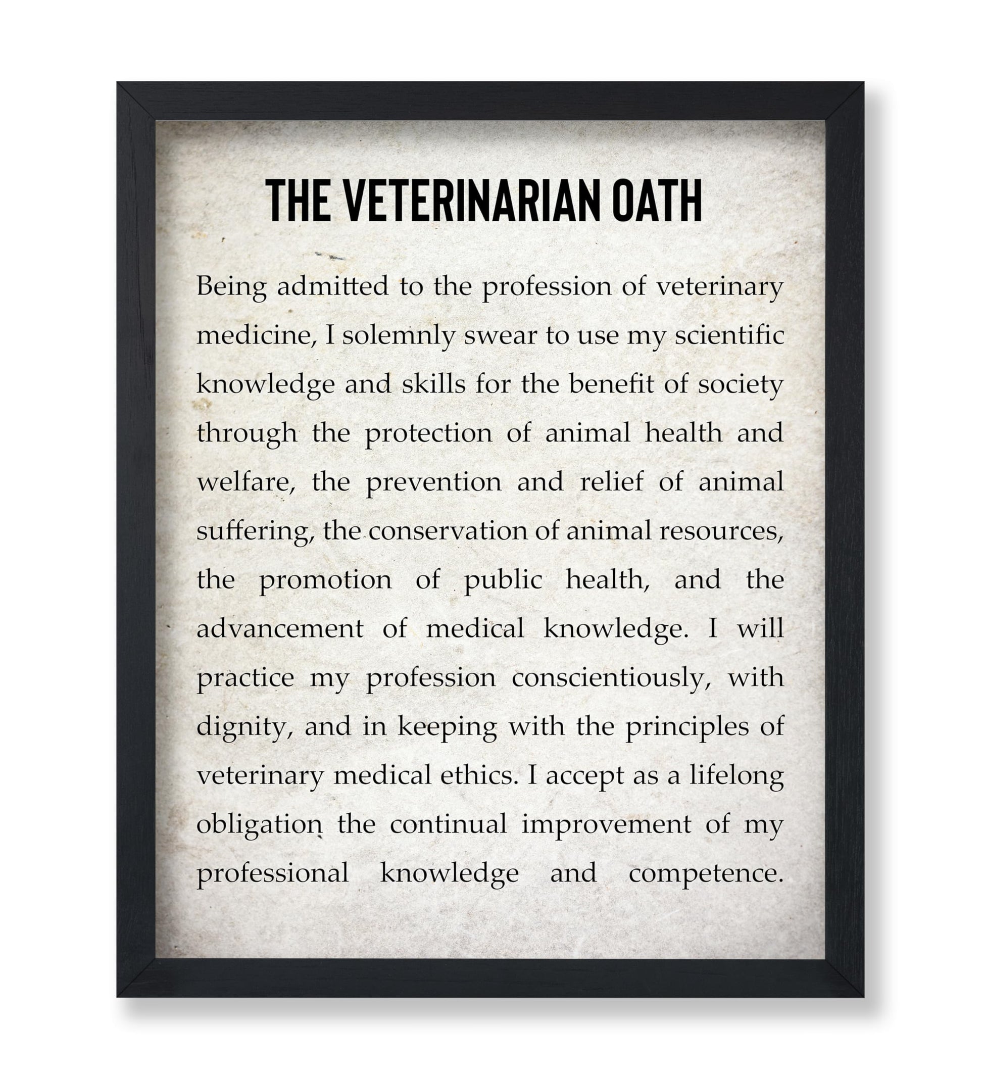 The Veterinarian Oath