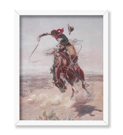 Charles Marion Russell - A Bad Hoss No1